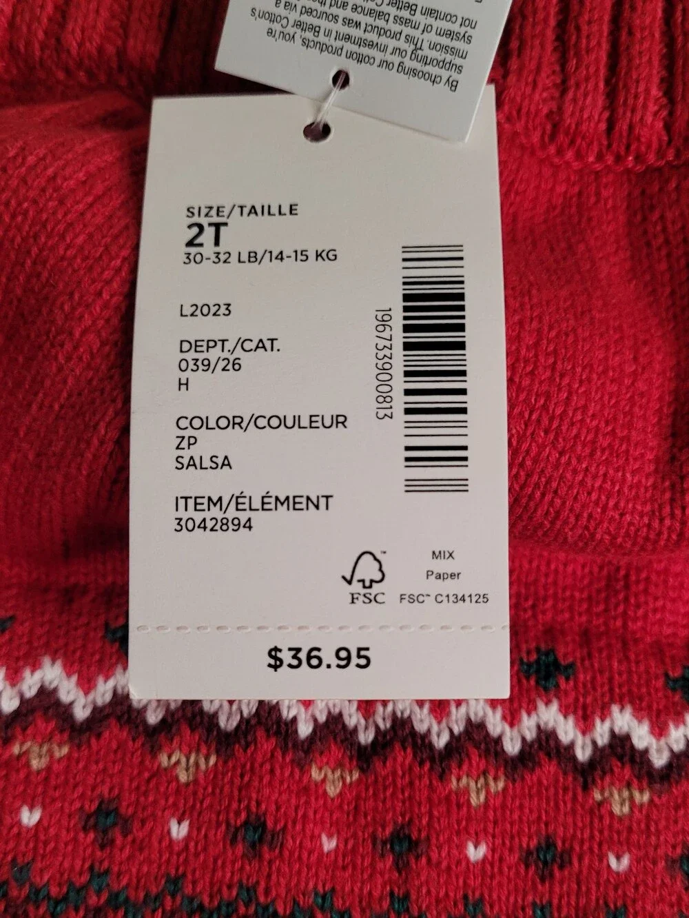 Gymboree fabrication 100%